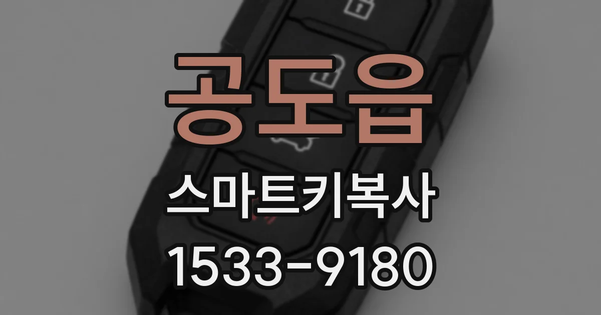 공도읍 스마트키복사