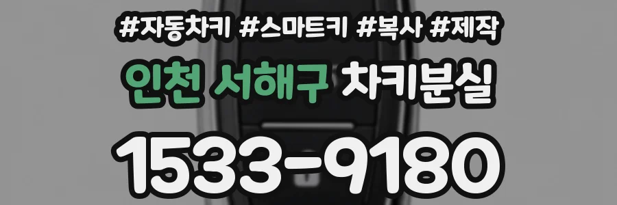 인천 서해구 차키분실