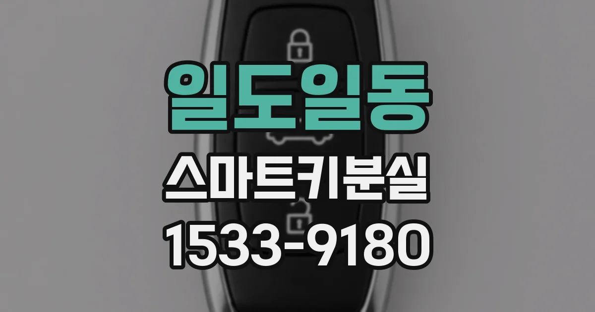 일도일동 스마트키분실