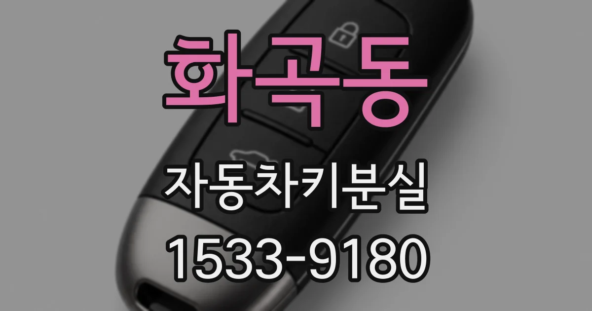 화곡동 자동차키분실