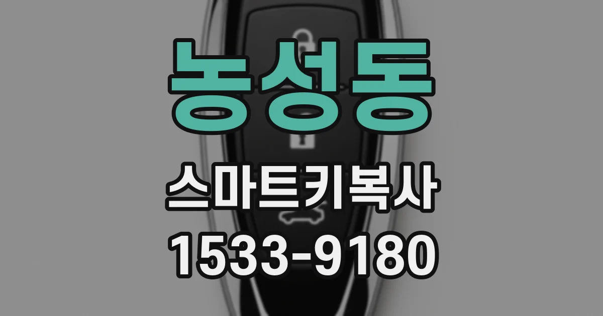 농성동 스마트키복사