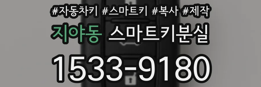 지야동 스마트키분실