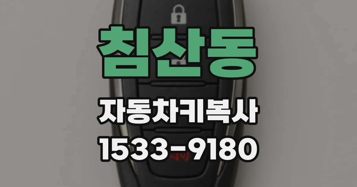 침산동 자동차키복사
