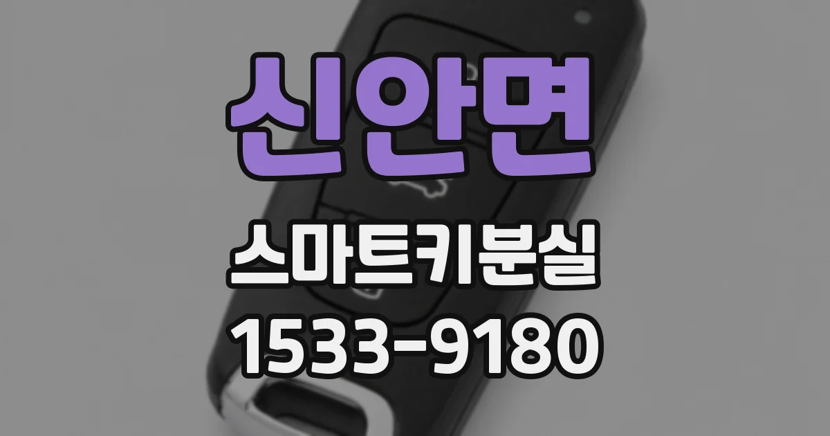 신안면 스마트키분실