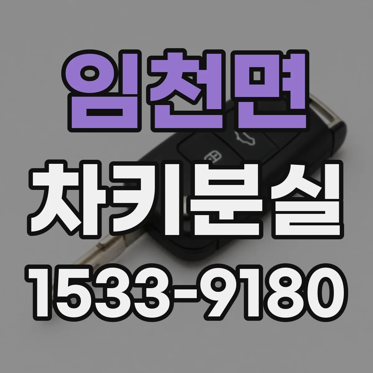임천면 차키분실