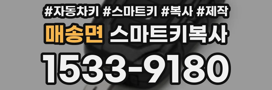 매송면 스마트키복사