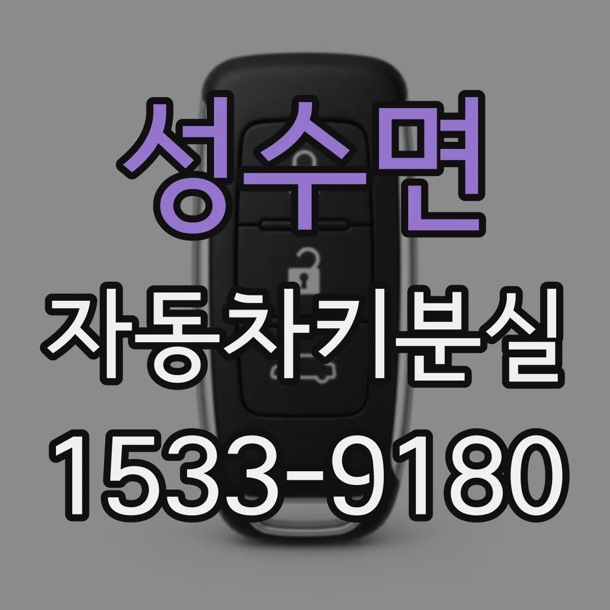 성수면 자동차키분실