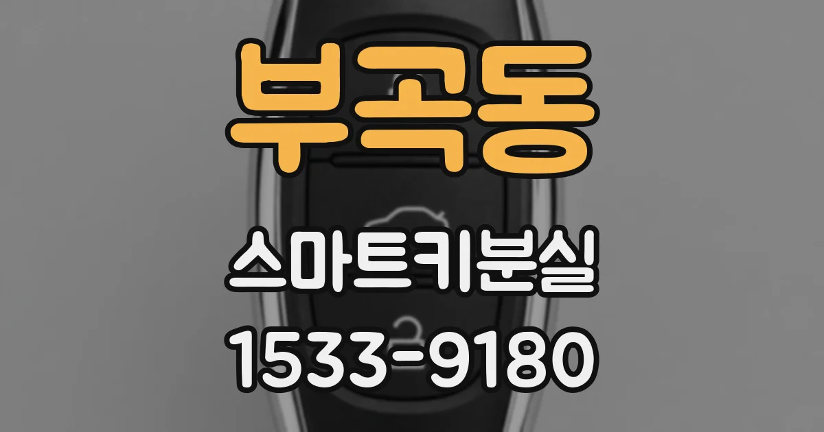 부곡동 스마트키분실