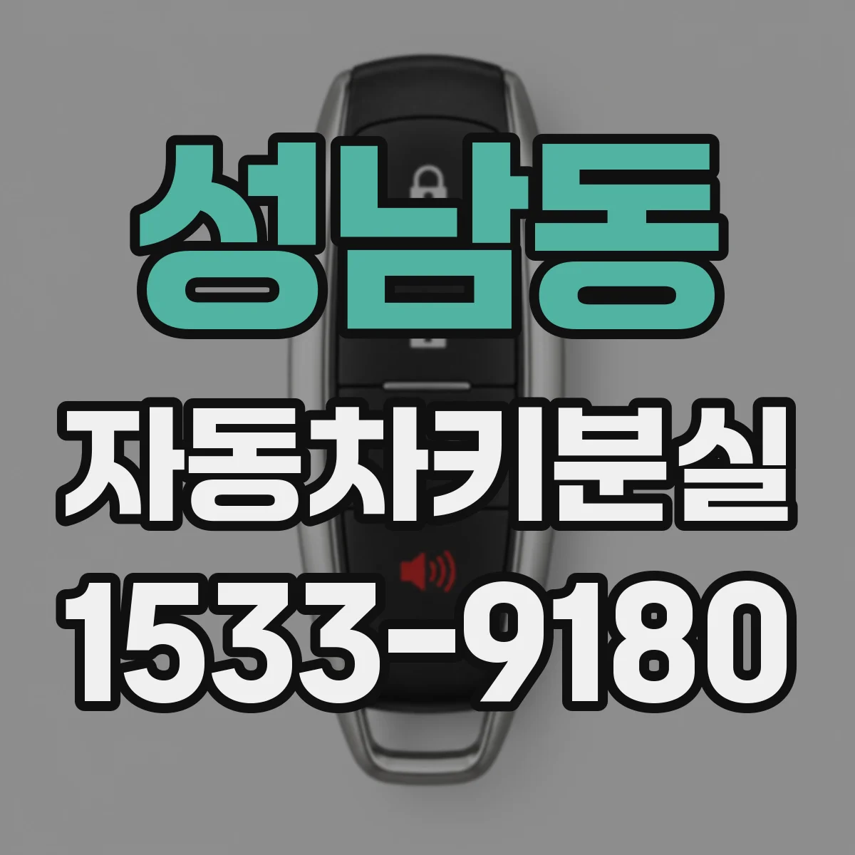 성남동 자동차키분실