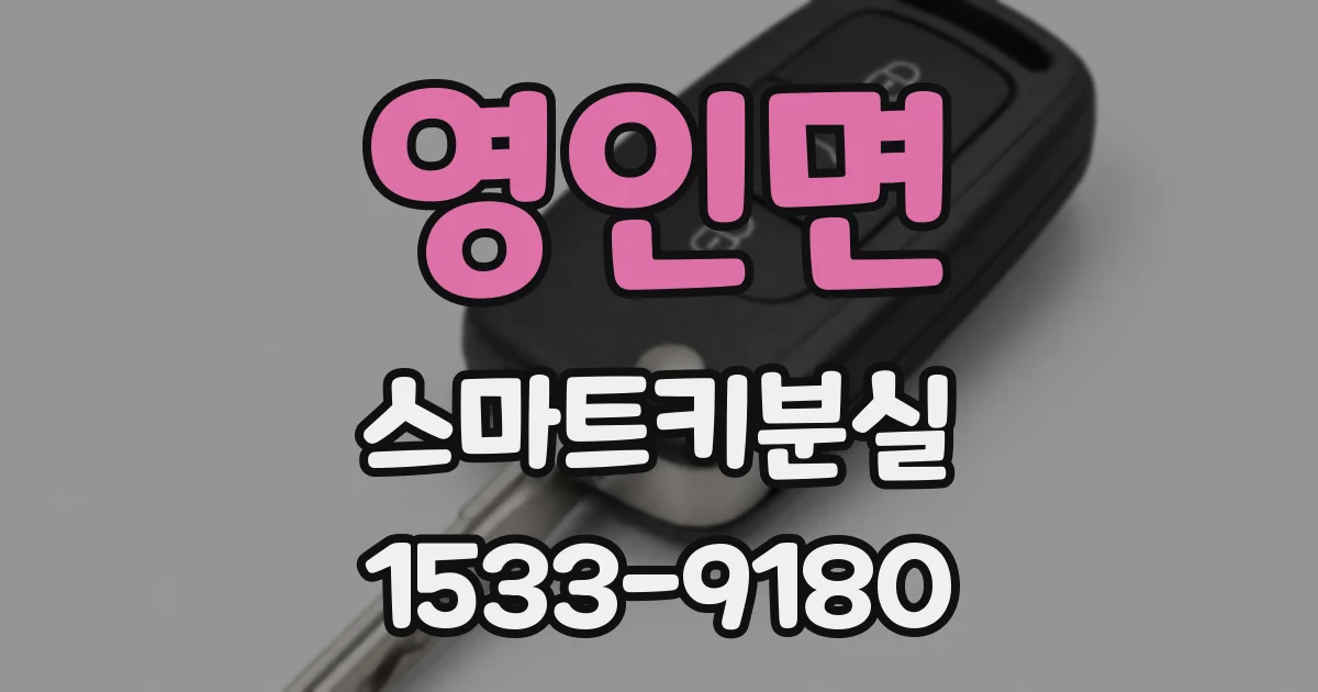 영인면 스마트키분실