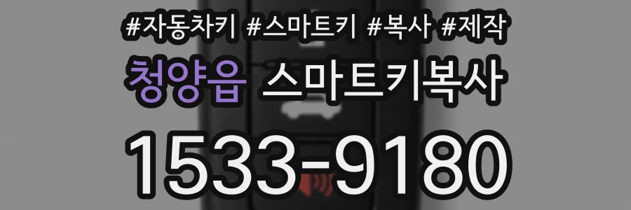 청양읍 스마트키복사