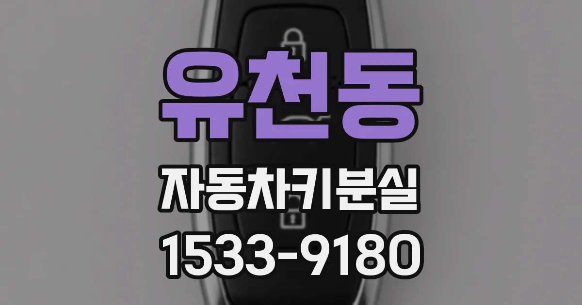 유천동 자동차키분실