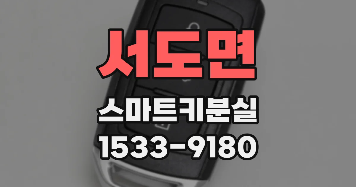 서도면 스마트키분실