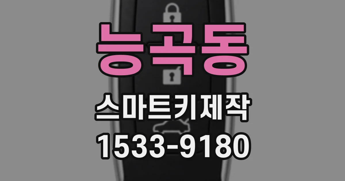 능곡동 스마트키제작