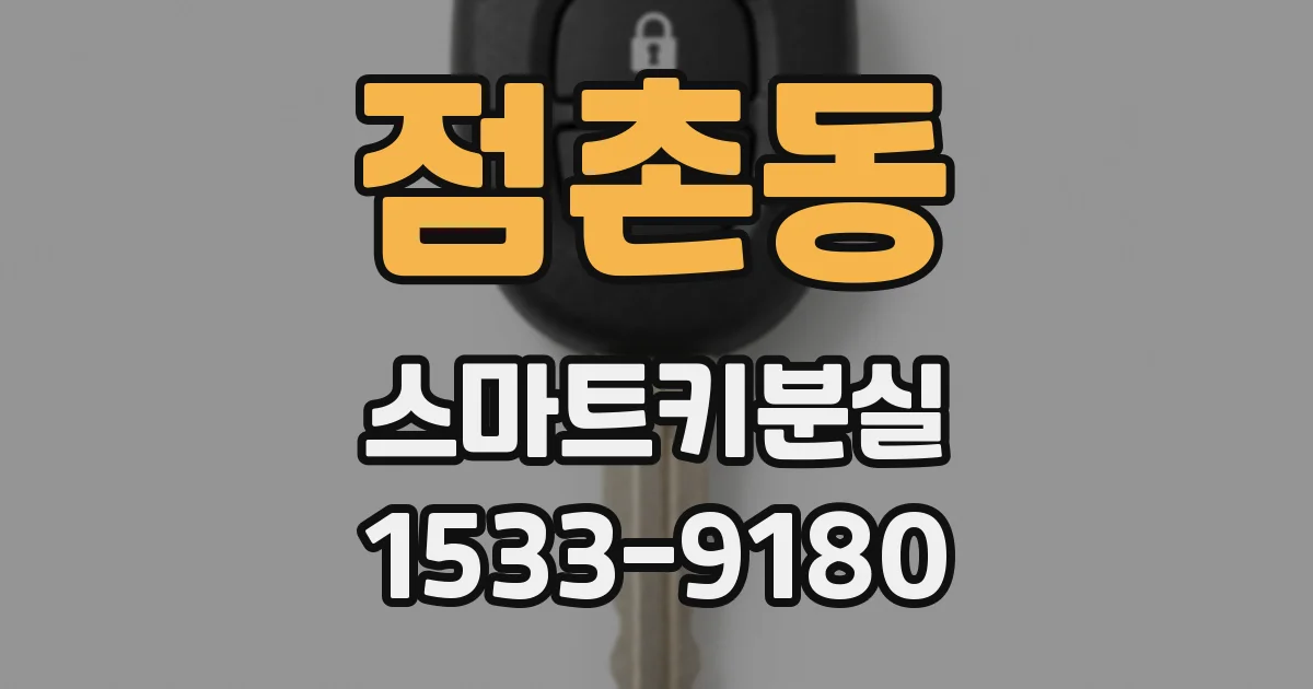 점촌동 스마트키분실