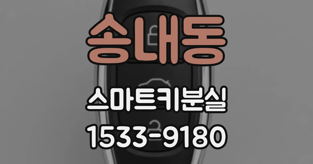 송내동 스마트키분실