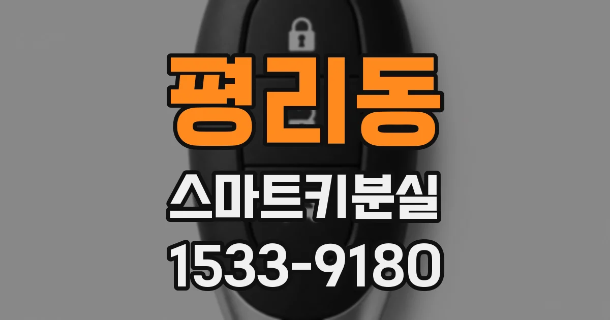 평리동 스마트키분실