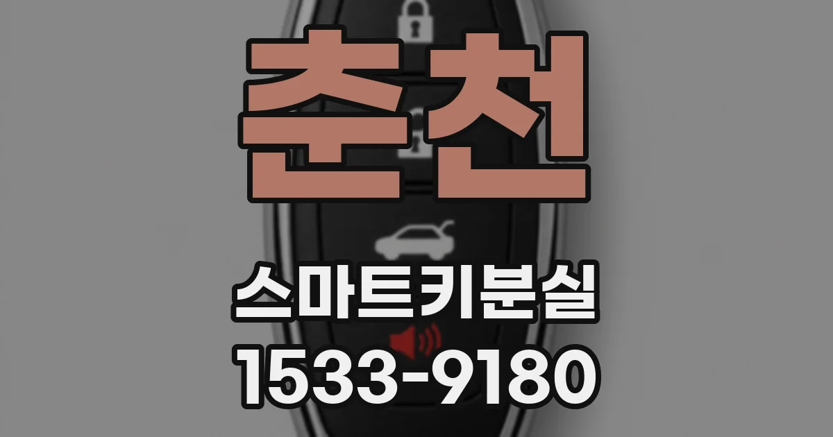 춘천 스마트키분실