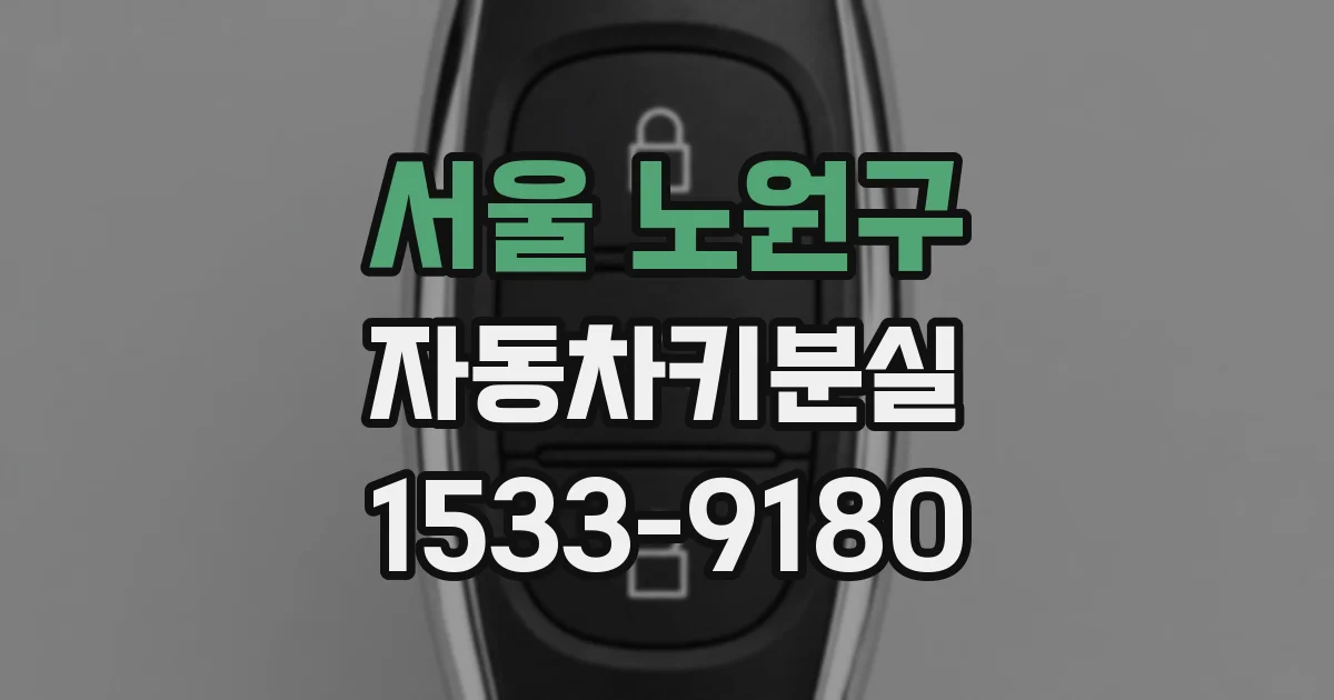 서울 노원구 자동차키분실