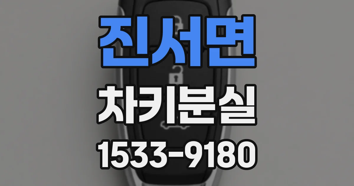 진서면 차키분실