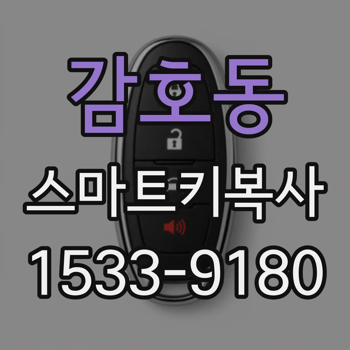 감호동 스마트키복사