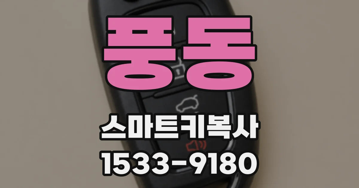 풍동 스마트키복사