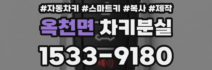 옥천면 차키분실