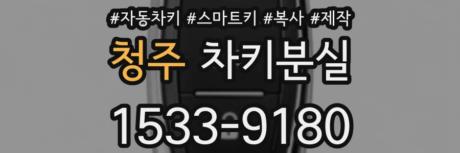 청주 차키분실