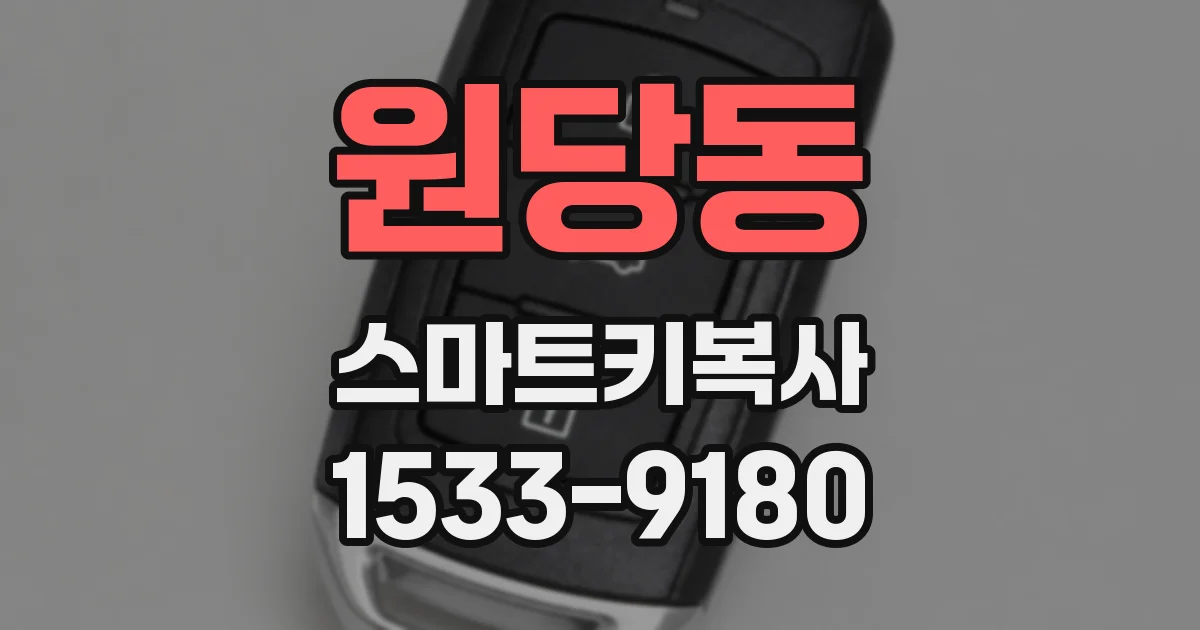 원당동 스마트키복사