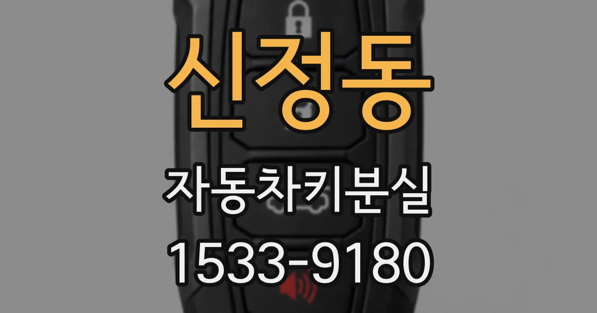 신정동 자동차키분실