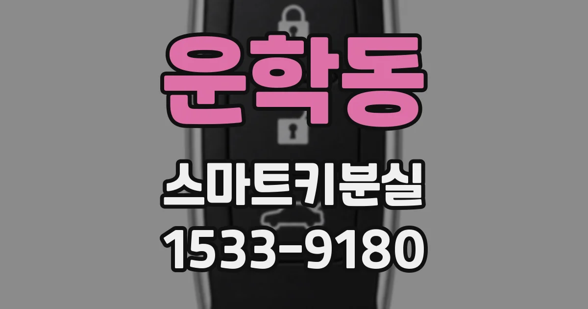 운학동 스마트키분실