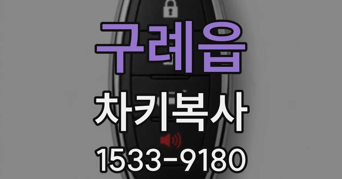 구례읍 차키복사
