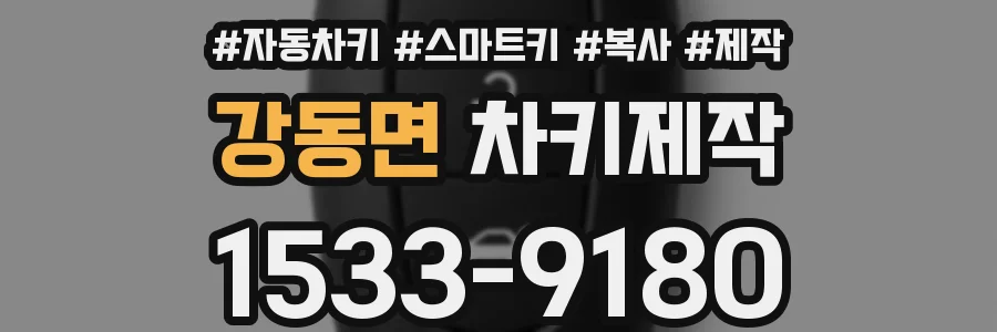 강동면 차키제작