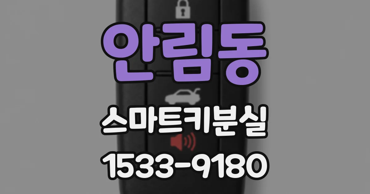 안림동 스마트키분실