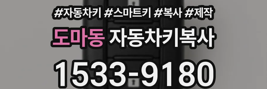 도마동 자동차키복사