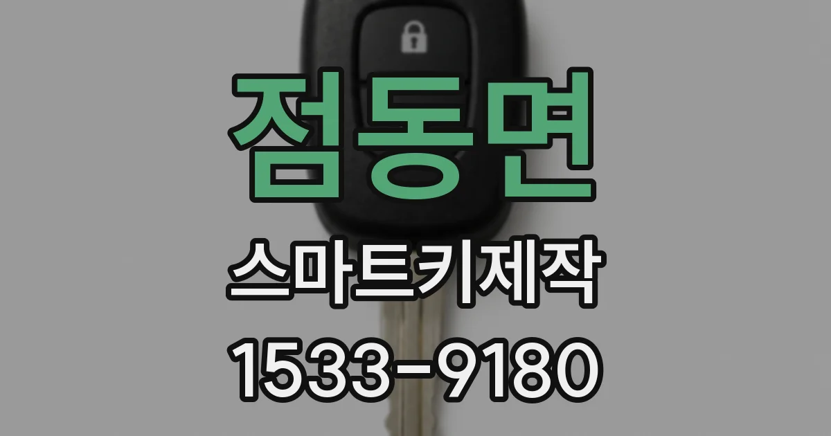 점동면 스마트키제작