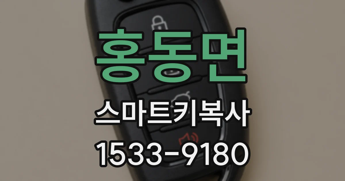 홍동면 스마트키복사