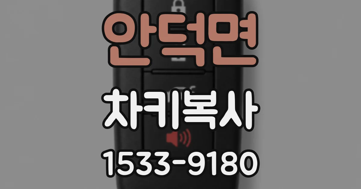 안덕면 차키복사