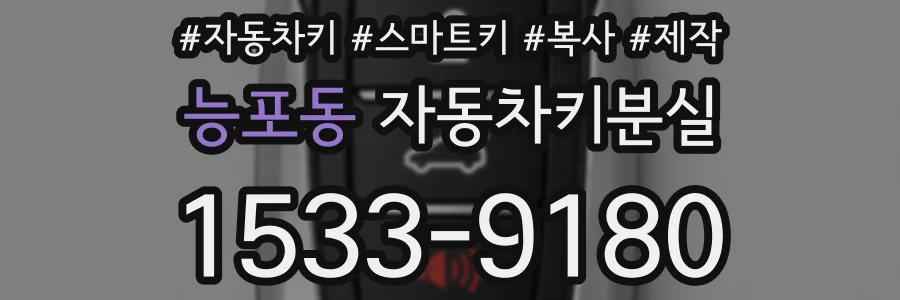능포동 자동차키분실