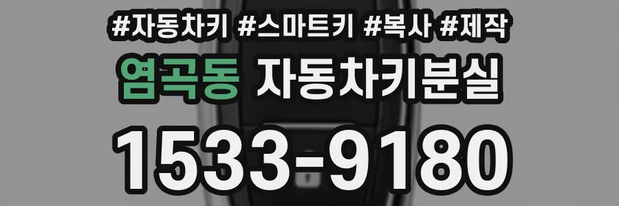 염곡동 자동차키분실