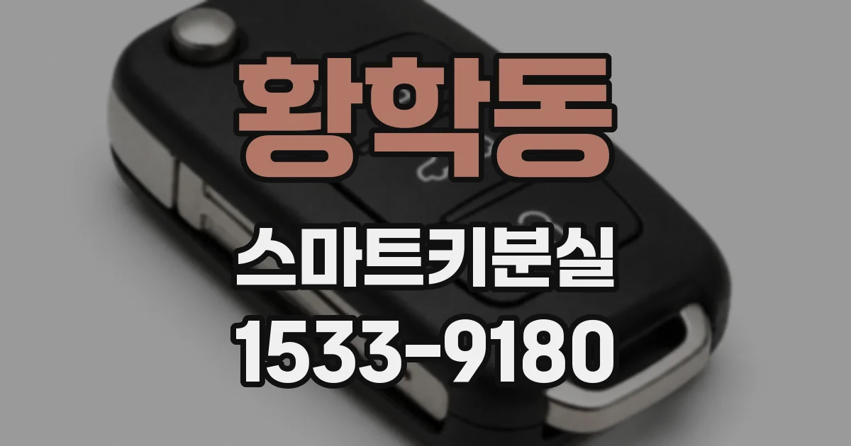 황학동 스마트키분실