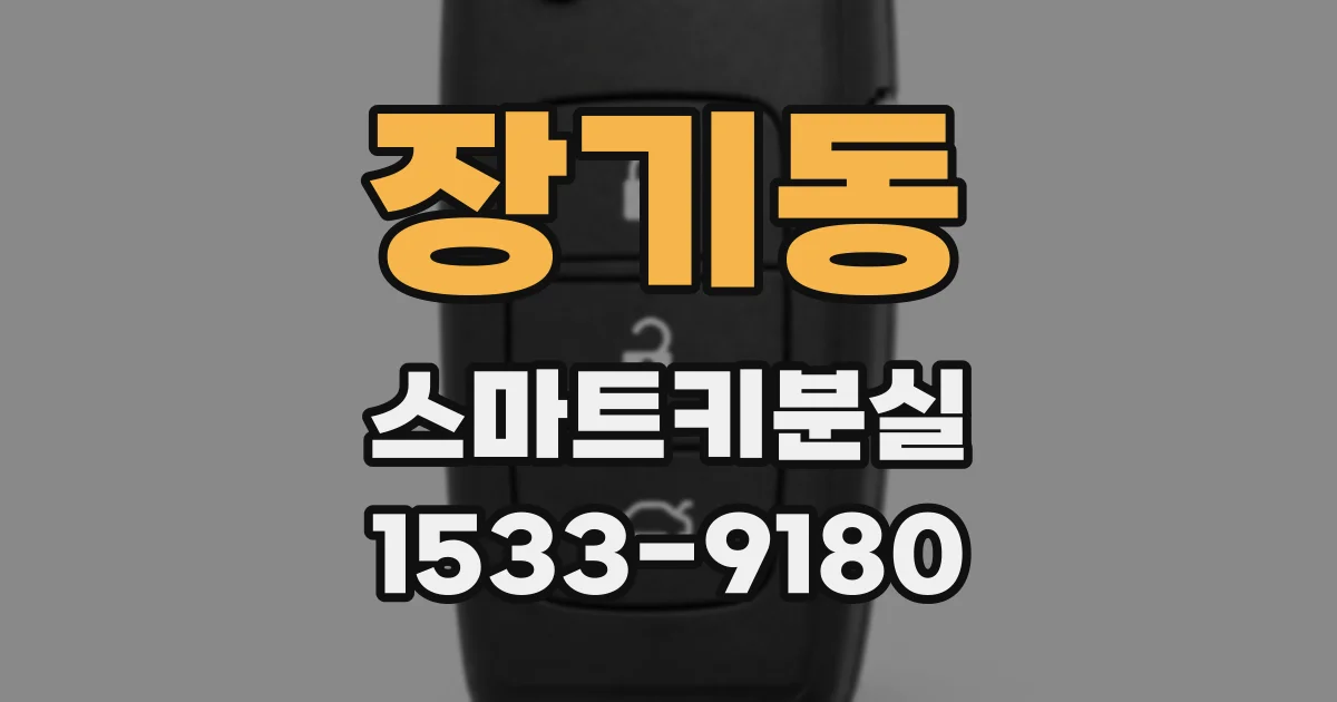 장기동 스마트키분실