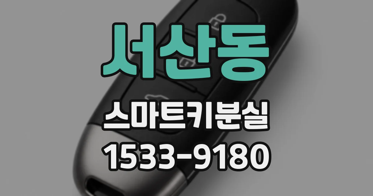 서산동 스마트키분실