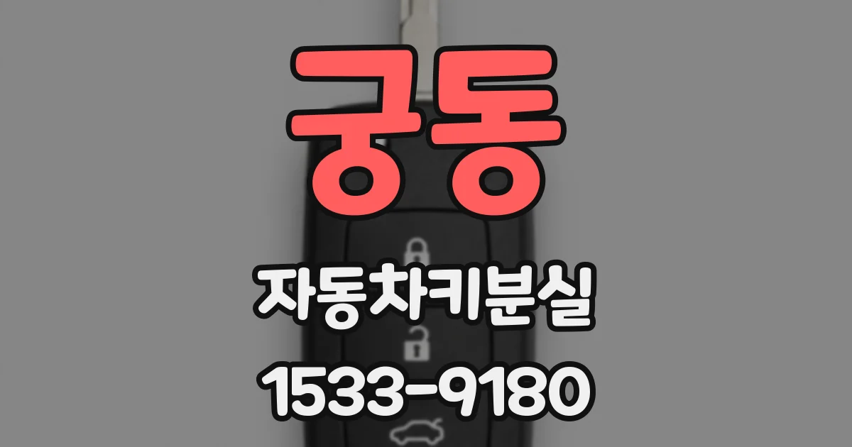 궁동 자동차키분실