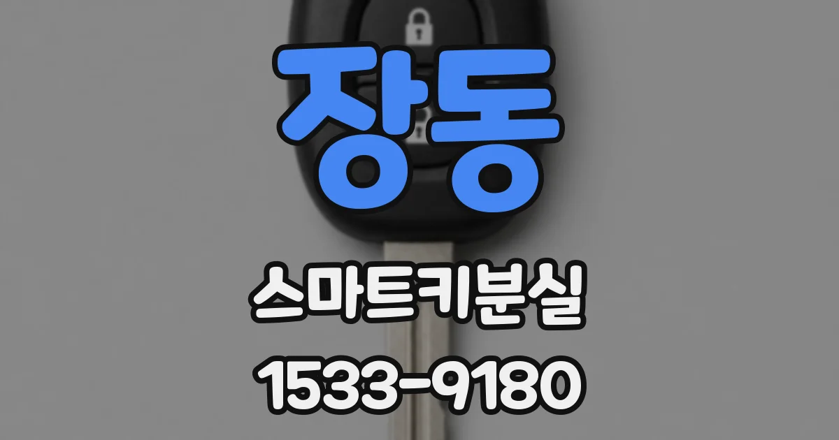 장동 스마트키분실