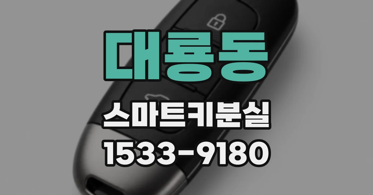 대룡동 스마트키분실