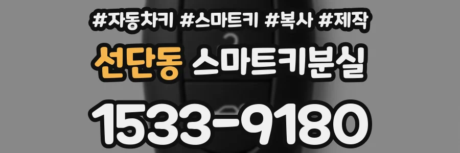 선단동 스마트키분실