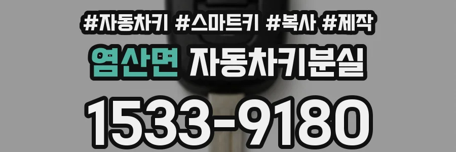 염산면 자동차키분실