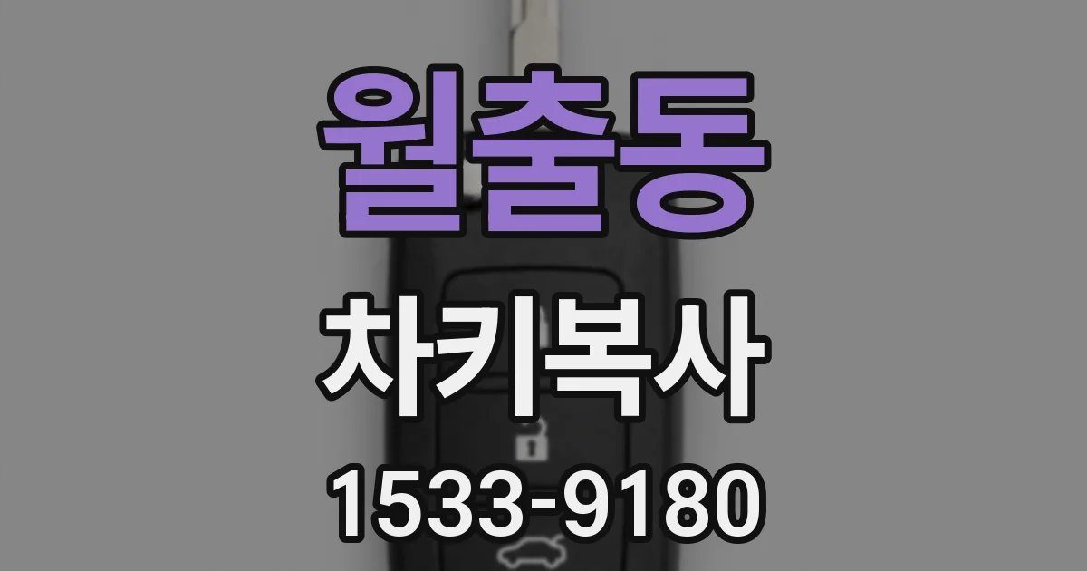 월출동 차키복사