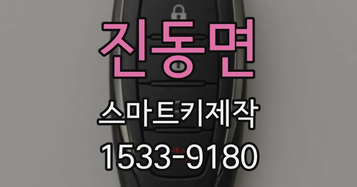 진동면 스마트키제작